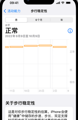 峨山iPhone手机维修如何在iPhone开启'步行稳定性通知'