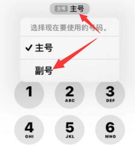 峨山苹果14维修店分享iPhone 14 Pro Max使用副卡打电话的方法 