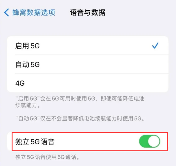 峨山苹果14维修分享iPhone 14 Pro如何开启VoNR 