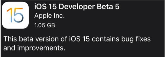峨山苹果手机维修分享如何升级到iOS15.0 beta5 